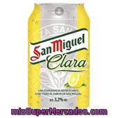 Cerveza San
            Miguel Clara Lata 33 Cl