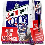 Cerveza Sin Alcohol 0,0 San Miguel, Pack 6x25 Cl