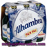 Cerveza Sin Alcohol Alhambra Pack De 6 Botella De 25 Centilitros