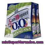 Cerveza Sin Alcohol Con Manzana San Miguel 0,0% Pack De 6x25 Cl.