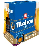 Cerveza Sin Alcohol Mahou Sin Pack De 6x25 Cl.