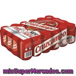 Cervezas Cruzcampo Pack De 24 Latas De 33 Centilitros