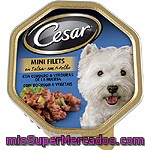 Cesar Alimento Para Perro En Salsa Con Cordero Y Verduras De La Huerta Tarrina 150 G