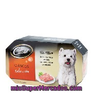 Cesar Alimento Para Perros Tarrina 4x150 Gr