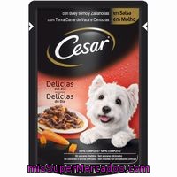 Cesar Perro Buey Sobre 100g