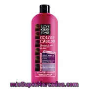 Champú 2 En 1 Tonos Oscuros Color Intense Para Cabellos Teñidos Llongueras 300 Ml.