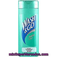 Champú 2en1 Anticaspa Wash&go, Bote 300 Ml