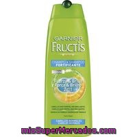 Champú 2en1 Fuerza Brillo Normal Fructis, Bote 300 Ml