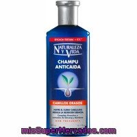 Champú Anticaída Cabello Graso Naturaleza Y Vida, Bote 300 Ml