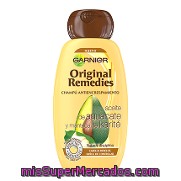 Champú Antiencrespamiento Con Aceite De Aguacate Y Manteca De Karité Original Remedies 250 Ml.