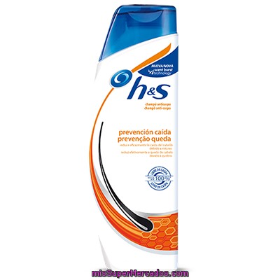 Champu Cabello Anticaspa  Anticaida, H&s, Botella 270 Cc