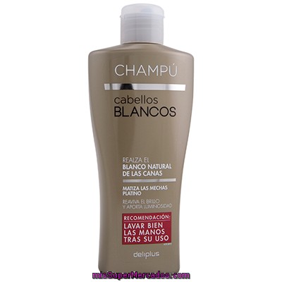 Champu Cabello Blanco, Deliplus, Botella 200 Cc