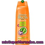 Champu Cabello Fortificante Adios Daños (especial Cabellos Muy Dañados Y Desvitalizados), Fructis, Botella 300 Cc