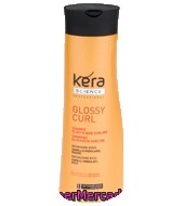 Champú Elasticidad Sublime Para Cabello Ondulado, Rizado - Kera Science Les Cosmetiques 400 Ml.