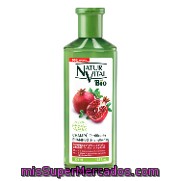 Champú Fortificante 99% Natural De Granada Y Ginseng Natur Vital Bio 300 Ml.