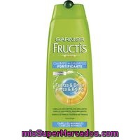 Champú Fuerza Brillo Normal Fructis, Bote 300 Ml