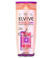 Champú Liso Keratina Para Cabellos Lisos, Indisciplinados L'oréal-elvive 300 Ml.