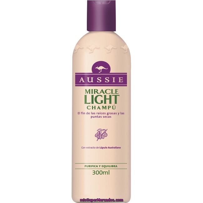 Champú Miracle Light Aussie, Bote 300 Ml