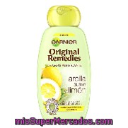 Champú Purificante Arcilla Suave Y Limón Original Remedies 400 Ml.