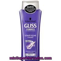 Champú Ultimate Volume Gliss, Bote 250 Ml