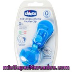 Chicco Clip Con Protegechupetes Azul 1 Unidad