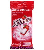 Chicle De Fresa Sin Azucar Carrefour 5 Ud.