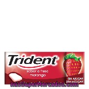 Chicle De Fresa Trident 1 Ud.