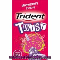 Chicle De Fresa Trident Twist, Paquete 20 G