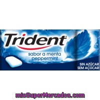 Chicle De Menta Fresh En Grageas Trident, Paquete 14,5 G