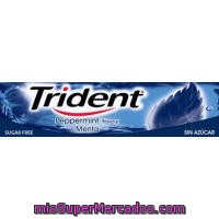 Chicle De Menta Trident, Stick 13,5 G