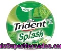 Chicle Esfera Menta Verde Trident Splash 88 Gramos