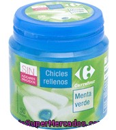 Chicle Relleno De Menta Verde 50 Grageas Carrefour 50 Ud.