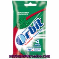 Chicle Sabor Menta Fuerte Orbit, Paquete 56 G