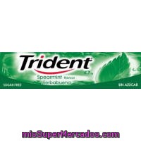 Chicle Sin Azúcar Clorofila Trident 1 Ud.