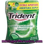Chicle Sin Azúcar Sabor Hierbabuena Trident 1 Ud.