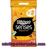 Chicle Tropical Mix Trident-senses 28 Ud.