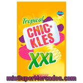 Chicle Tropical  Xxl Grageas  Sin Azucar, Hacendado, Paquete 25 U - 100 G