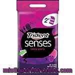 Chicles Berry Party Trident Senses 2 Unidades 54 Gramos