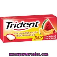 Chicles De Melón Trident 14,5 G.