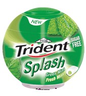 Chicles De Menta Splash Sin Azucar Trident 1 Ud.