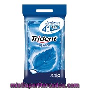 Chicles En Grageas Sin Azúcar De Menta Trident 4 Ud.