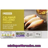 Chipirón En Aceite De Oliva Eroski, Lata 111 G