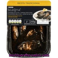 Chipirones En Su Tinta Eroski Seleqtia, Bandeja 250 G