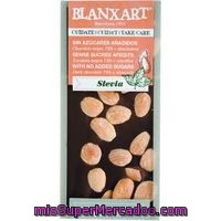 Choco Negro 74% Con Stevia-almendra Blanxart, Tableta 100 G