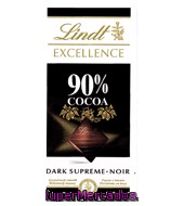 Chocolate 90% Cacao Lindt Excellence 100 Gramos