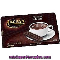 Chocolate A La Taza 42% Lacasa, Tableta 300 G