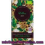 Chocolate And Love Chocolate Negro Ecológico Con Café 55% Cacao Tableta 100 G