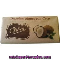 Chocolate Blanco Con Coco Orbea, Tableta 125 G