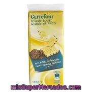Chocolate Blanco Con Trozos De Galleta Carrefour 2x100 G.
