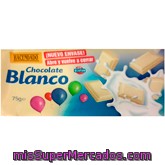Chocolate Blanco, Hacendado, Tableta Pack 2 U X 75 G - 150 G